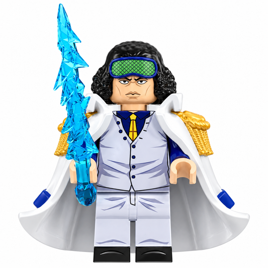 Aokiji Custom One Piece Anime Minifigure