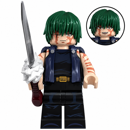 Maki Zenin Custom Jujutsu Kaisen Anime Minifigure