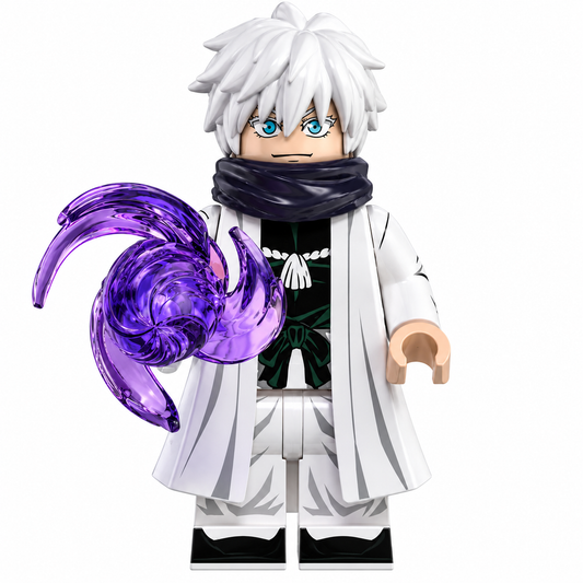 Satoru Gojo (Purple Swirl) Custom Jujutsu Kaisen Anime Minifigure