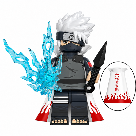 Kakashi Hatake (Sixth Hokage) Custom Naruto Anime Minifigure