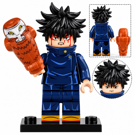 Megumi Fushiguro Custom Jujutsu Kaisen Anime Minifigure
