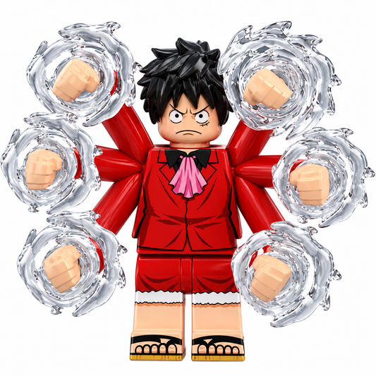 Luffy (Whole Cake Island) Custom One Piece Anime Minifigure
