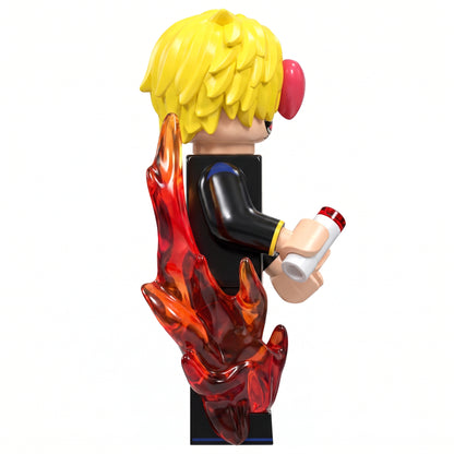 Sanji (Love-Struck Heart Eye) Custom One Piece Anime Minifigure