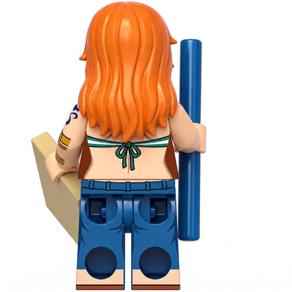 Nami Custom One Piece Anime Minifigure