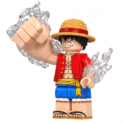 Luffy (Giant Fist) Custom One Piece Anime Minifigure