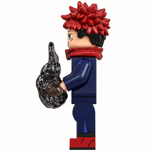 Yuji Itadori Custom Jujutsu Kaisen Anime Minifigure