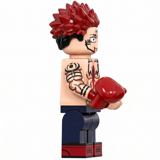 Ryomen Sukuna (Yuji’s Body) Custom Jujutsu Kaisen Anime Minifigure