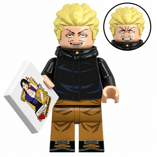 Kinji Hakari Custom Jujutsu Kaisen Anime Minifigure