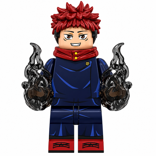 Yuji Itadori Custom Jujutsu Kaisen Anime Minifigure