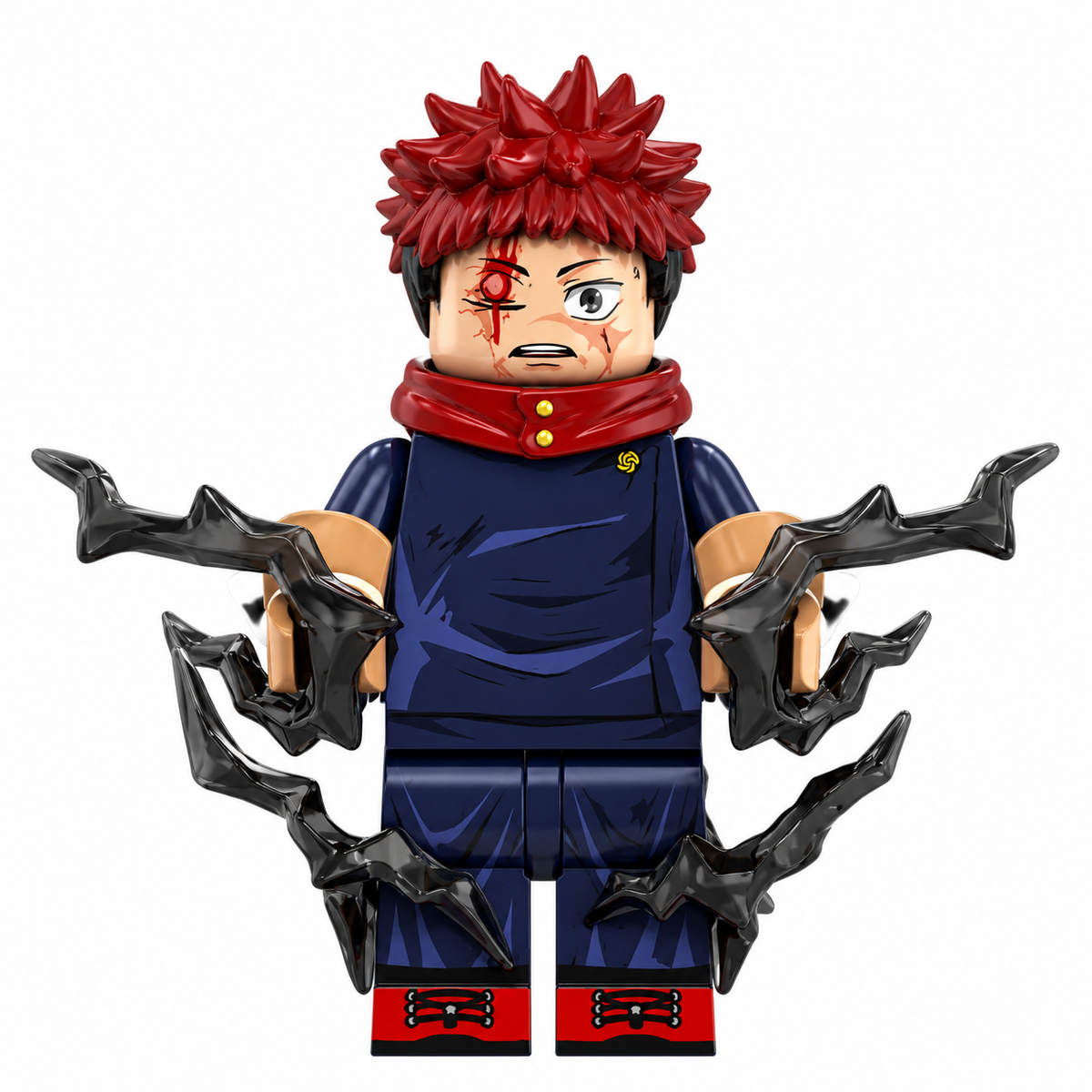 Itadori Yuji Custom Jujutsu Kaisen Anime Minifigure