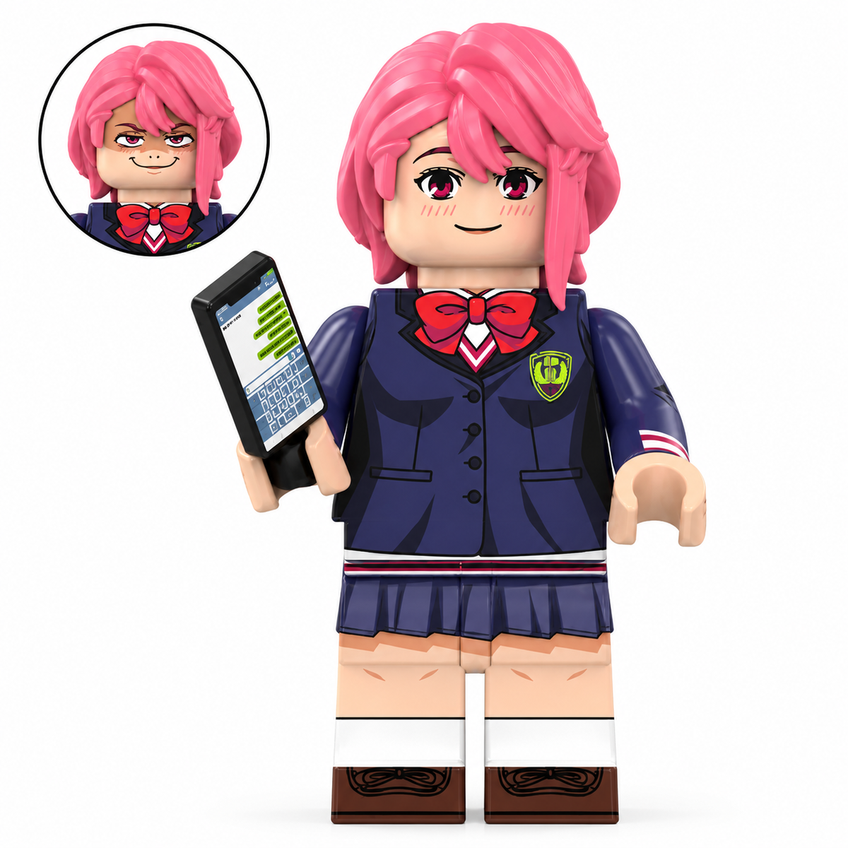 Shiratori Aira Custom Dandadan Anime Minifigure