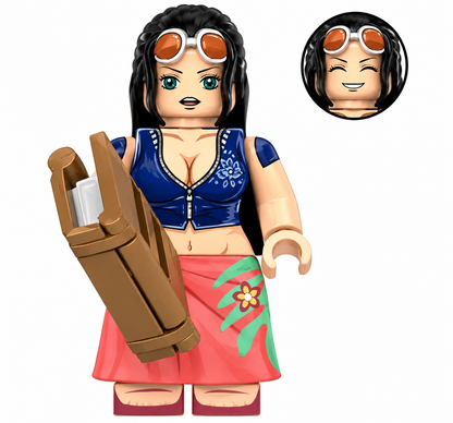 Nico Robin Custom One Piece Anime Minifigure