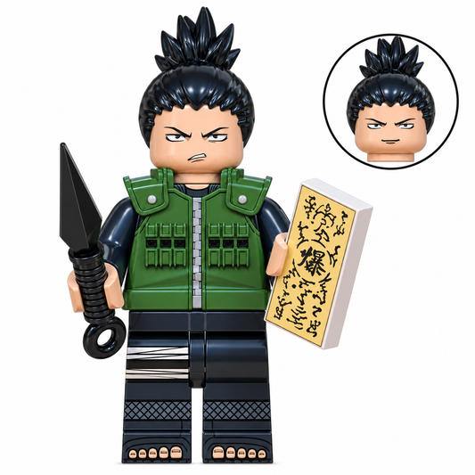 Shikamaru Nara Custom Naruto Anime Minifigure