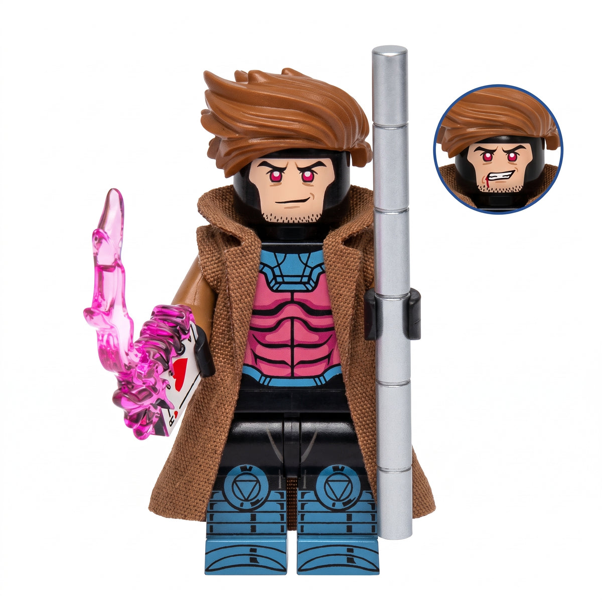 Gambit Custom X-Men Minifigure